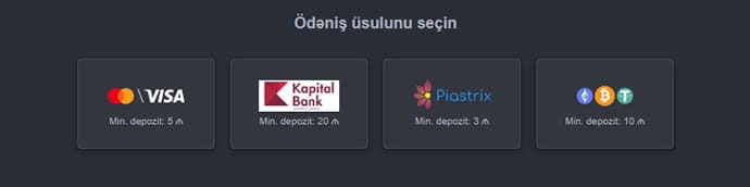 kazinoda hesabı artırmaq