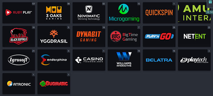 onlayn Aslan kazinosunda oyun avtomatları provayderləri